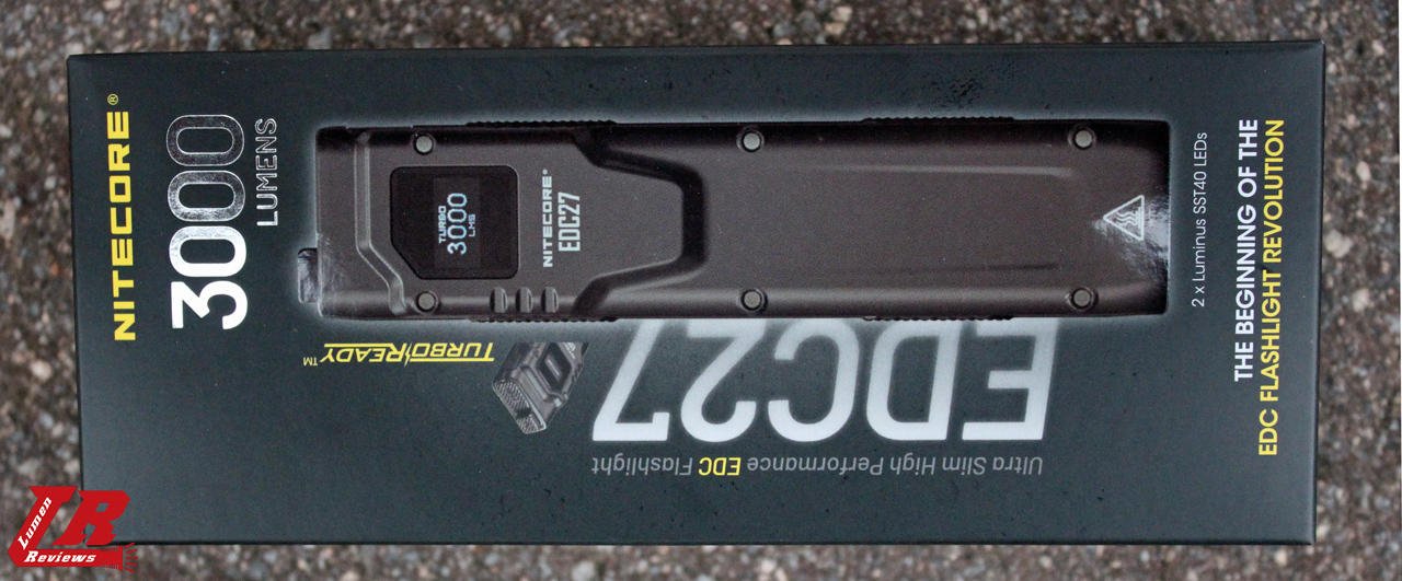Nitecore EDC27 3000 Lumen Ultra Slim High Performance EDC Flashlight