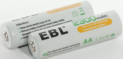 Test/review of EBL AA 2300mAh (White)