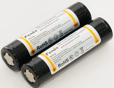 Fenix ARBL18 High-Capacity 18650 Battery - 2600mAh – Fenix Store