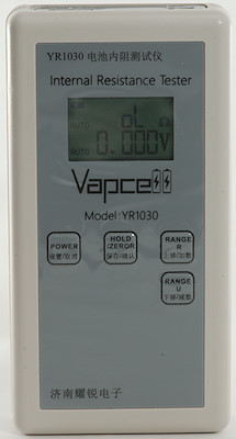 Test/review of Vapcell Internal Resistance Tester YR1030